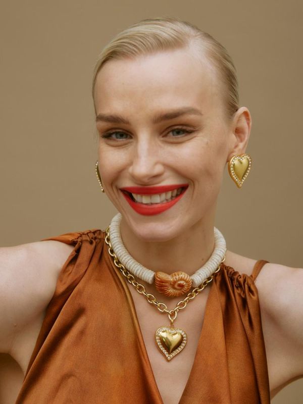 Allegra Gold Crystal Clips