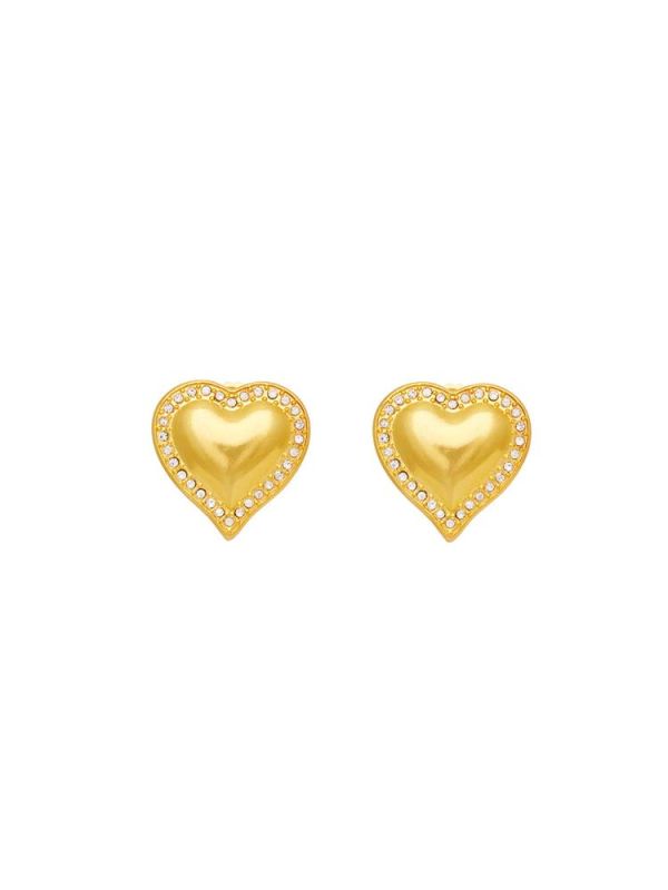 Allegra Gold Crystal Clips