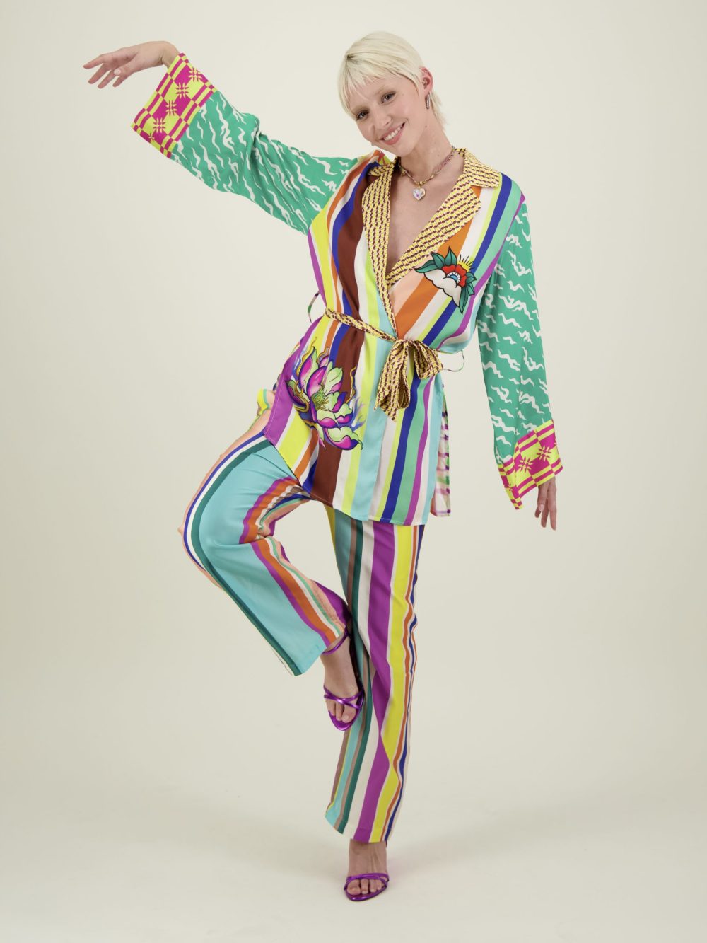 Lucia Kimono Belted Jacket Artisan