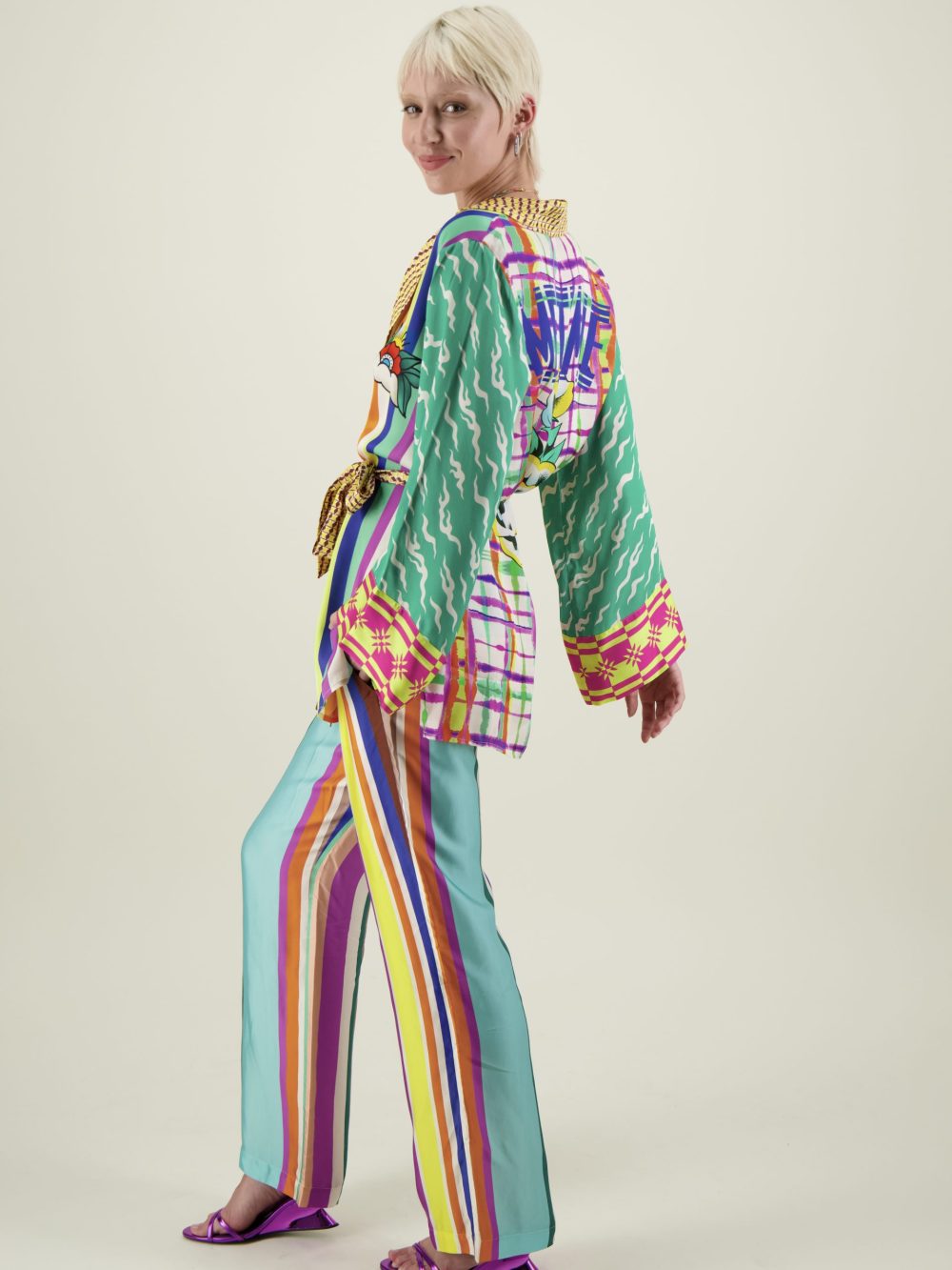 Lucia Kimono Belted Jacket Artisan