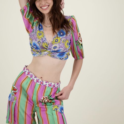 Hailey Cargo Barmuda Shorts-Artisan