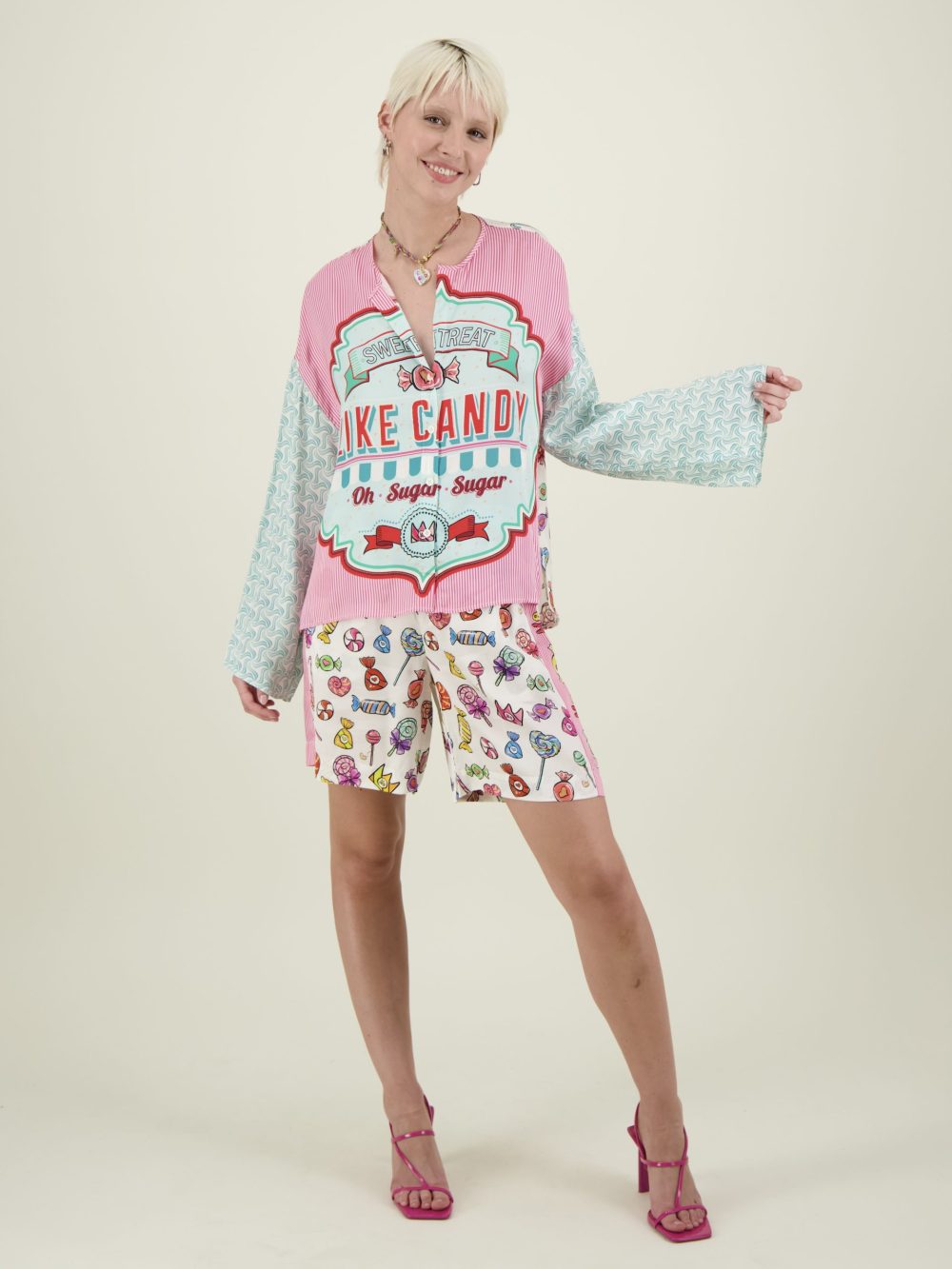Eleanor Bermuda Shorts  Candy