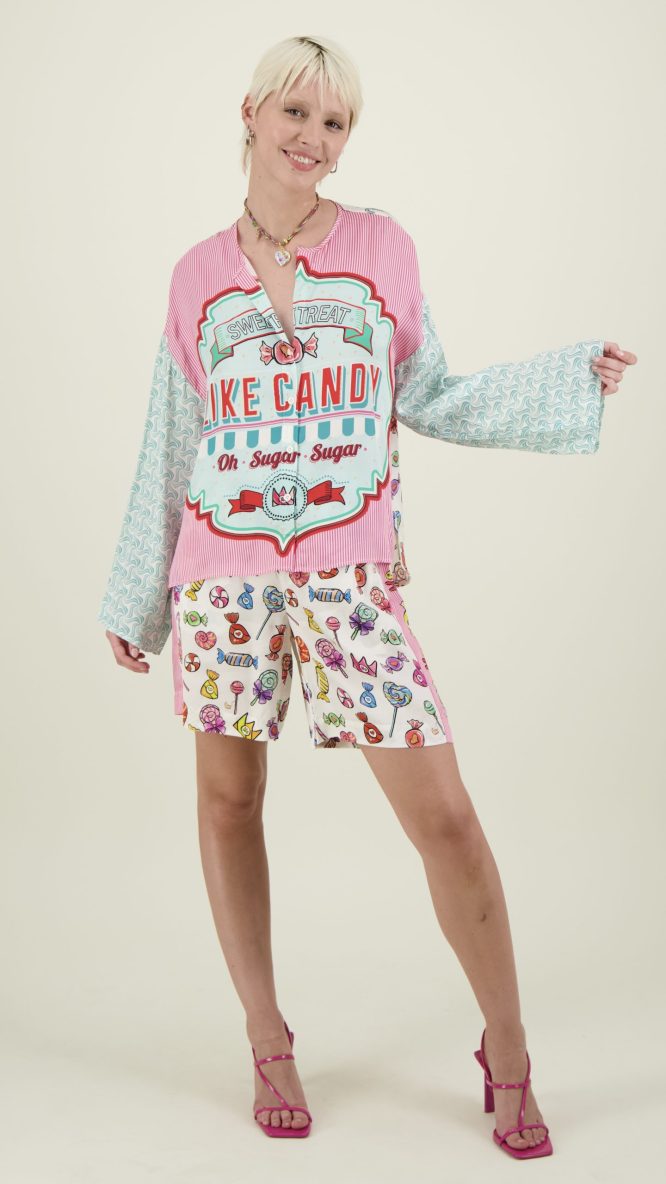 Eleanor Bermuda Shorts  Candy