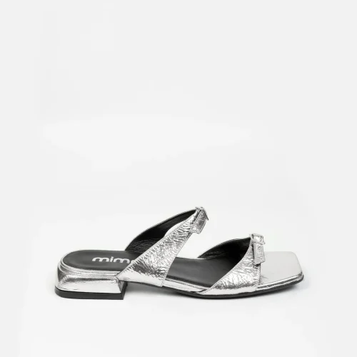 Laminated Leather Sandals Paoline