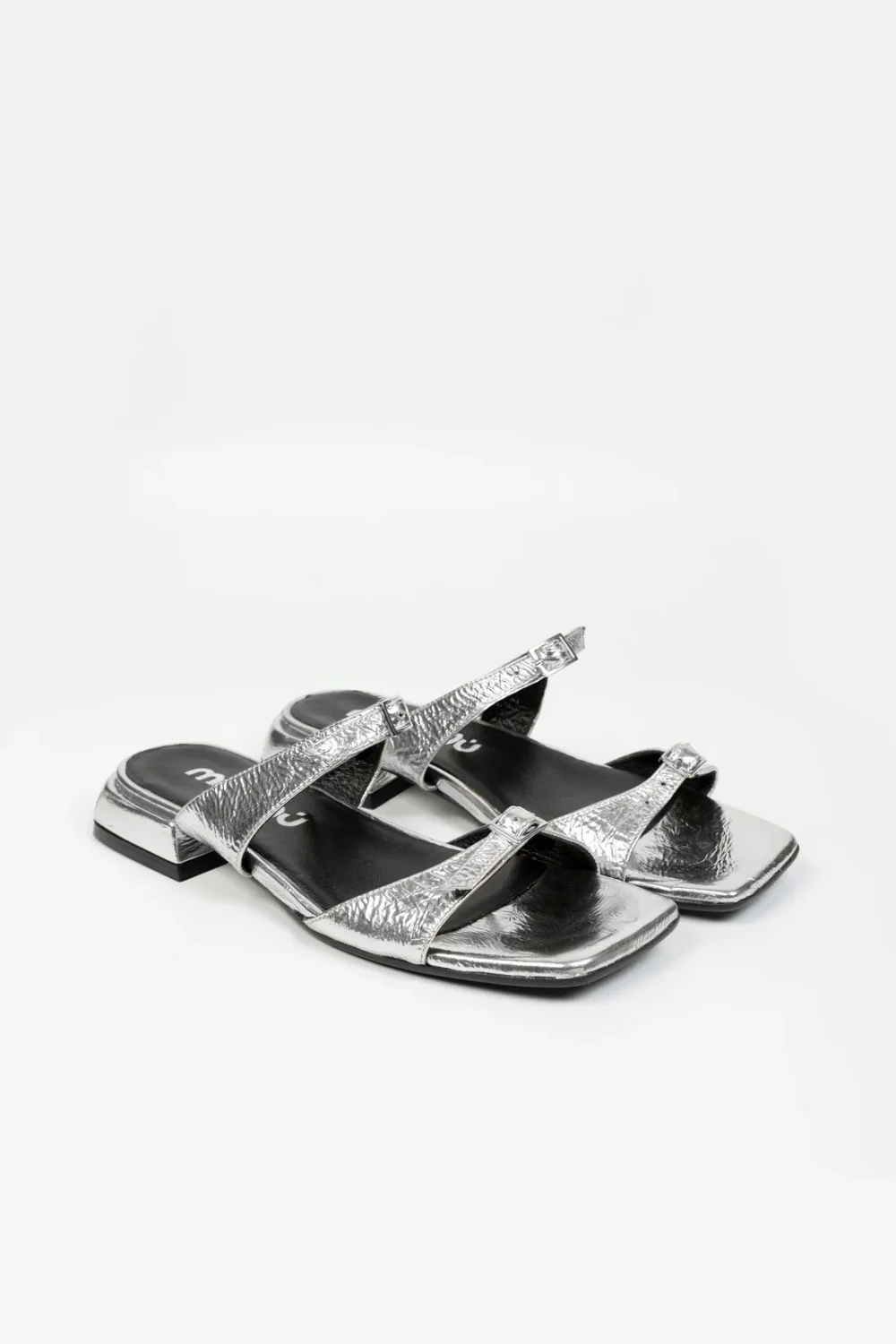 Laminated Leather Sandals Paoline