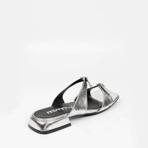 Laminated Leather Sandals Paoline