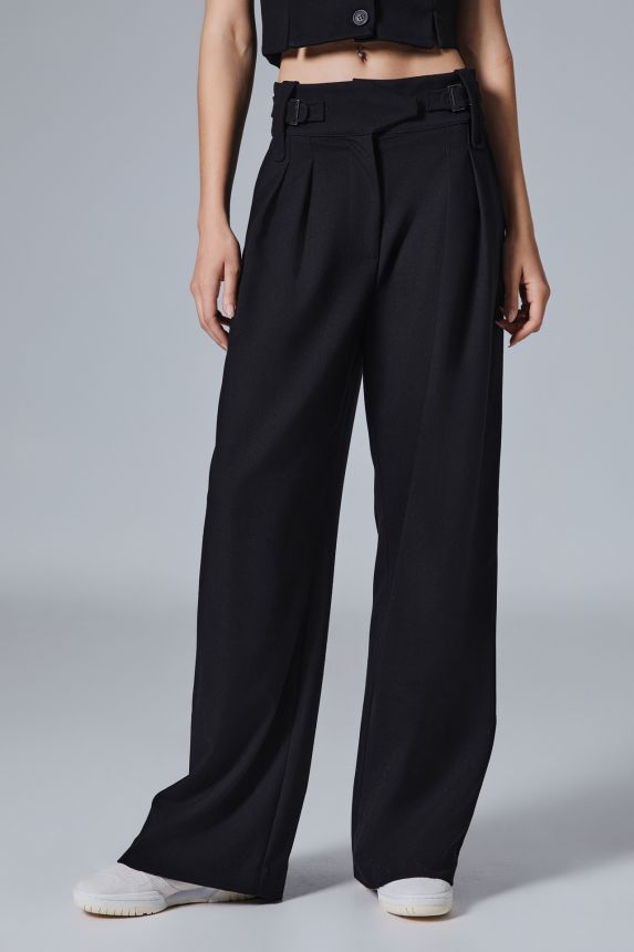 Gwen Belted Pants Black