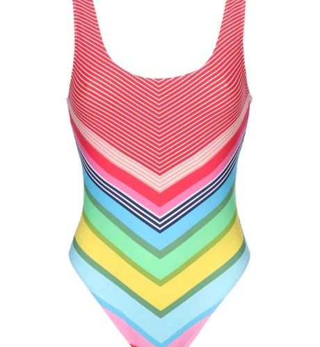 Striped Colorful Swimsuit