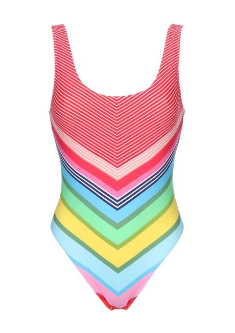 Striped Colorful Swimsuit