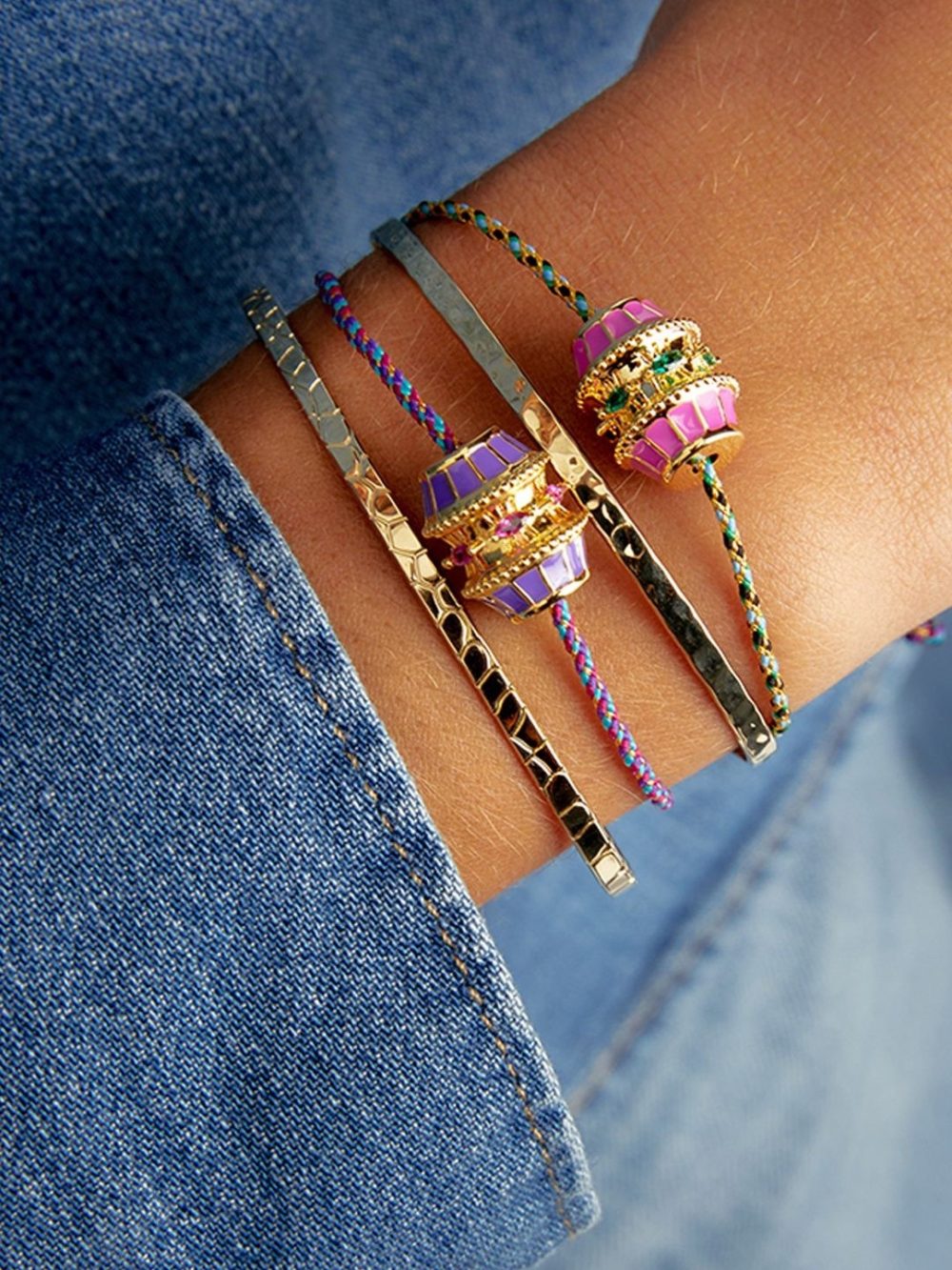 Fuchsia  Talisman Bracelet