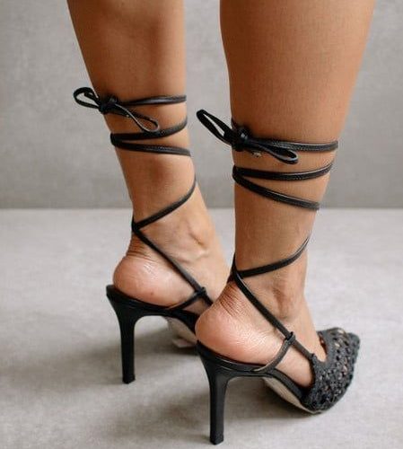 Sandstorm Black Sandal