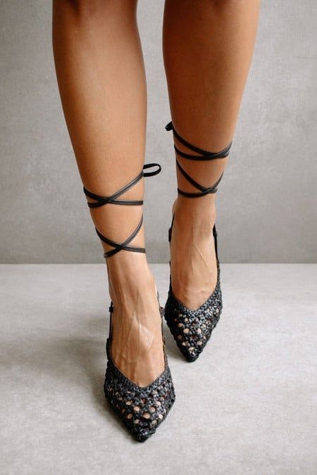 Sandstorm Black Sandal