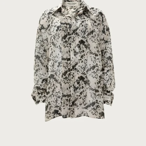 One Size Shirt with Animal Print