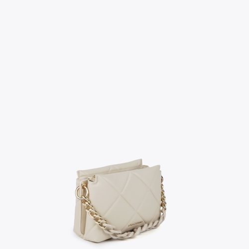 Padded Crossbody Ecru Bag