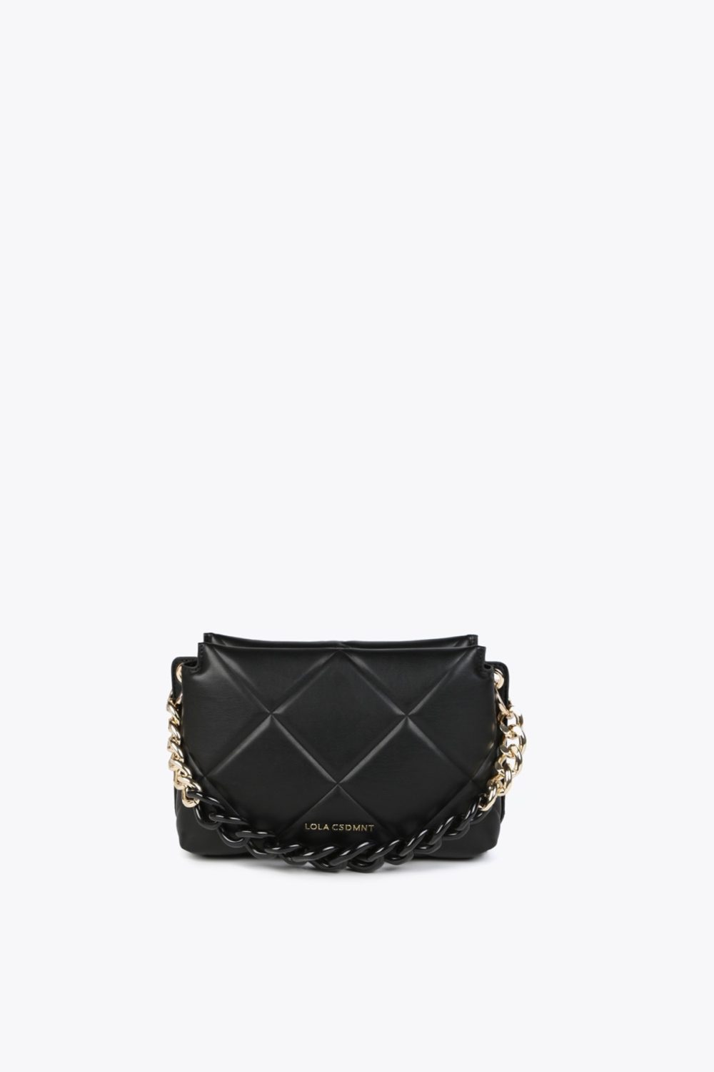 Padded Crossbody Black Bag