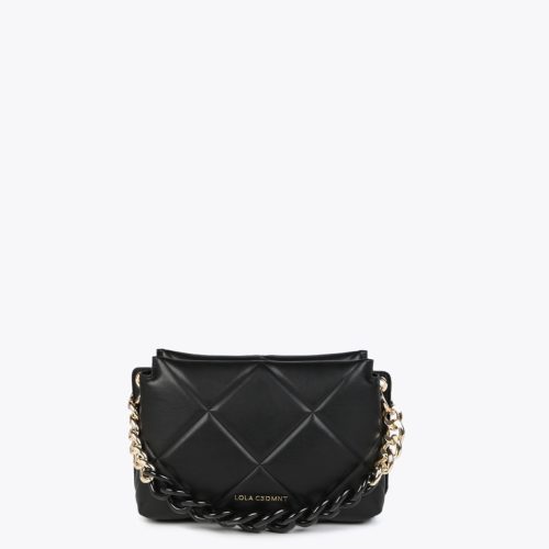 Padded Crossbody Black Bag
