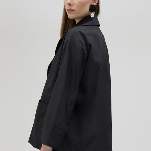 Technical Blazer With Kimono Sleeves