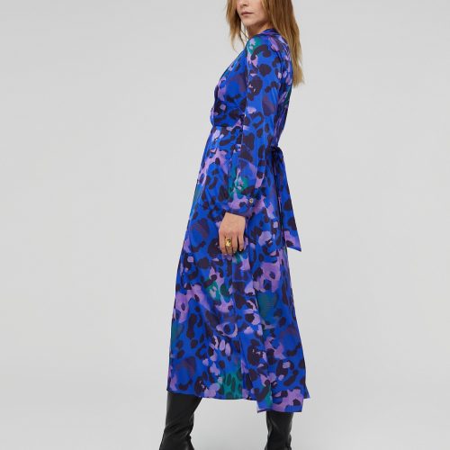 Midi Dress Animal Colorful Print