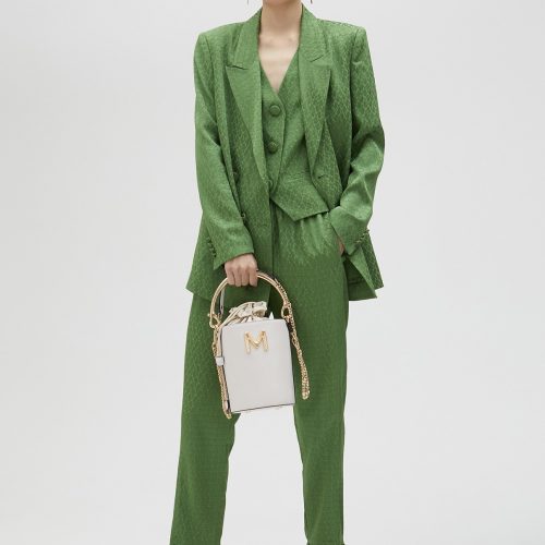 Flowing Jacquard Blazer