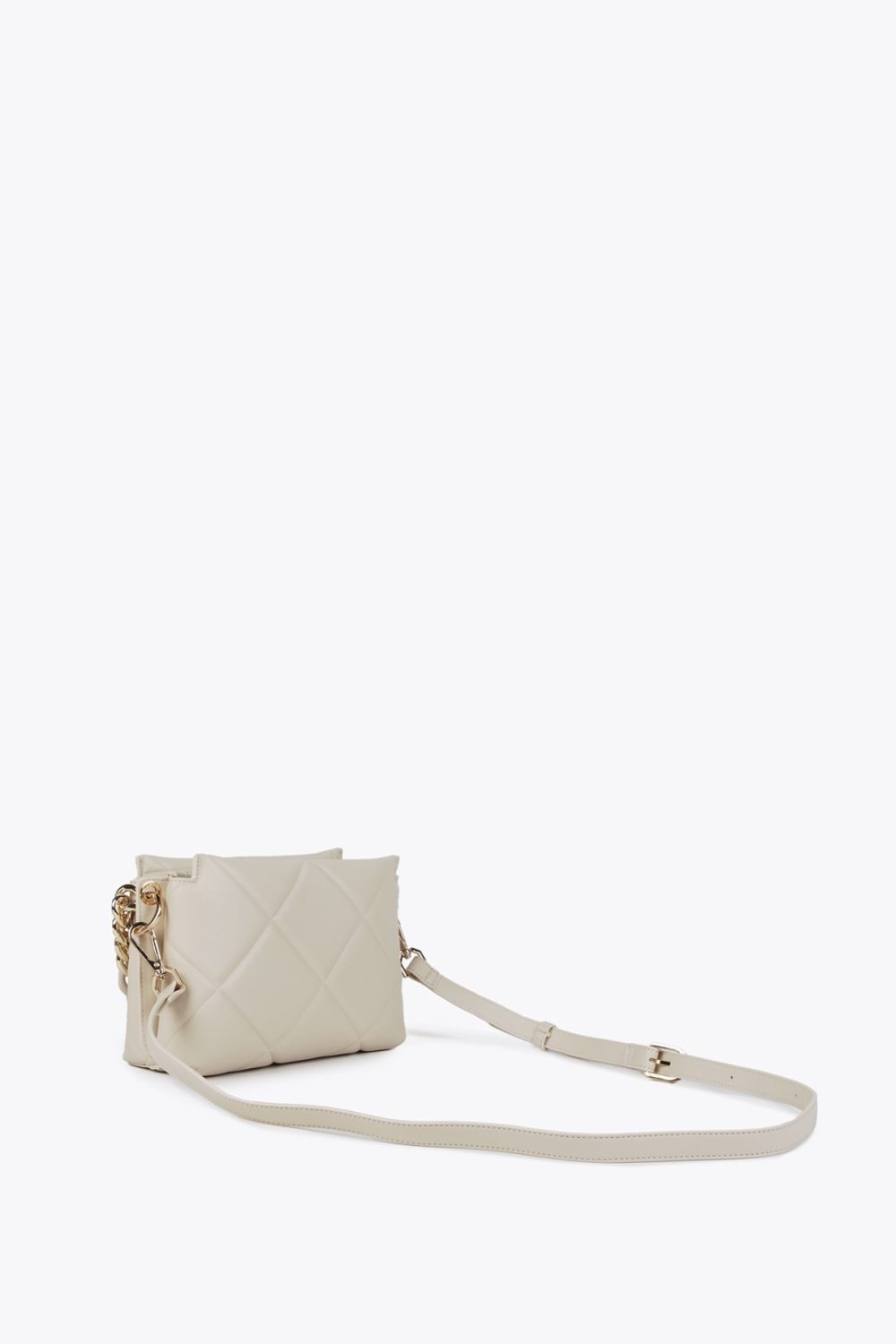 Padded Crossbody Ecru Bag