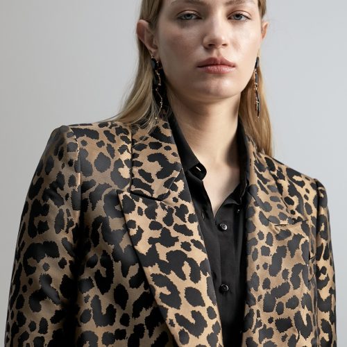 Animal Print Blazer