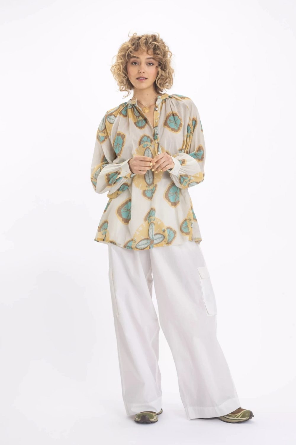 εικόνα-11 VISHNU PASTEL FLORAL PRINT BLOUSE