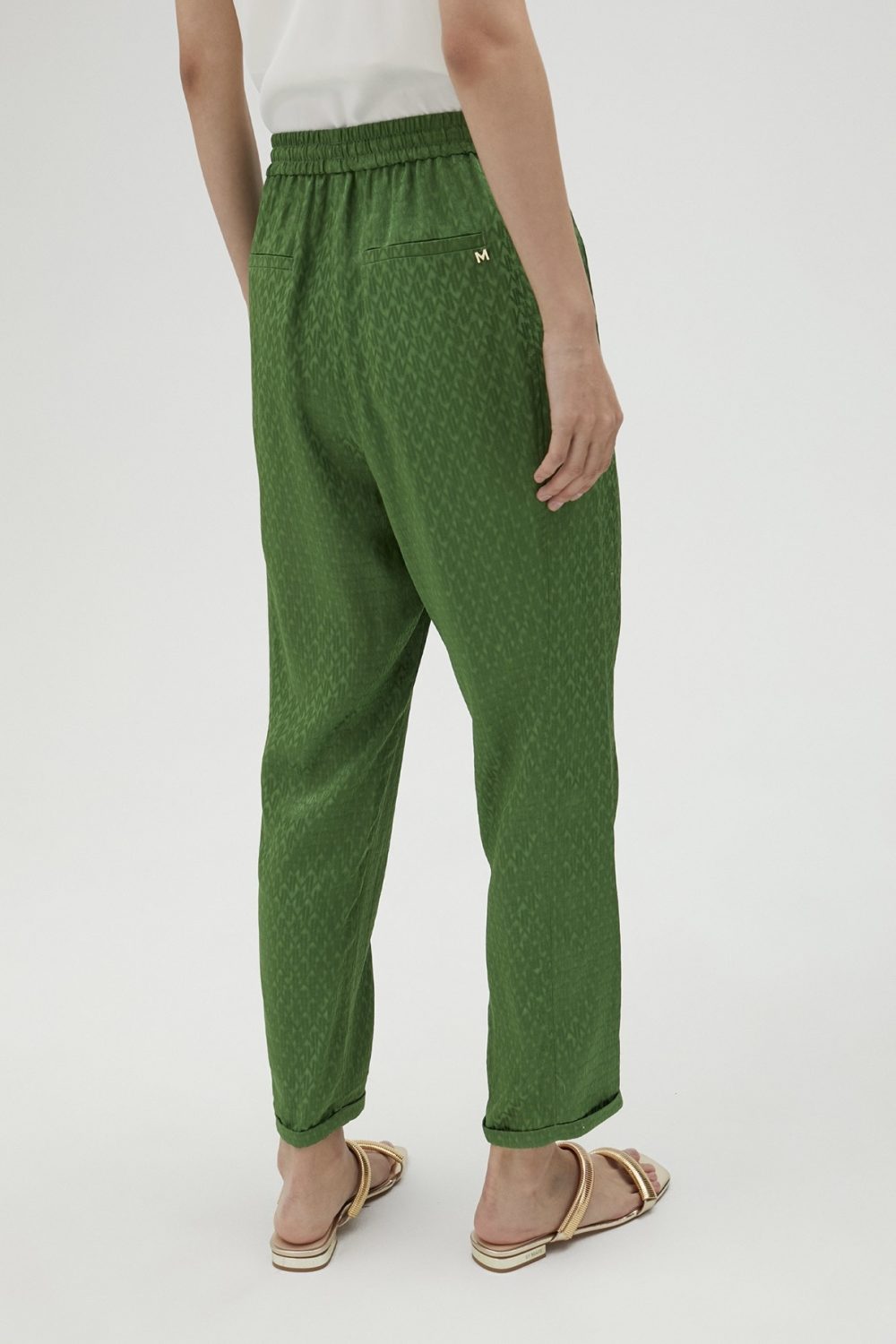 Flowing Jacquard Blazer