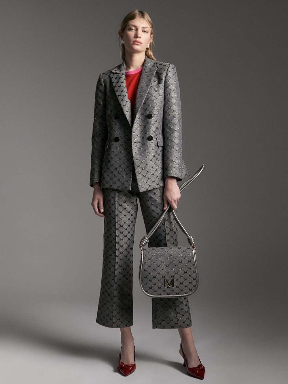 Jacquard Monogram Blazer