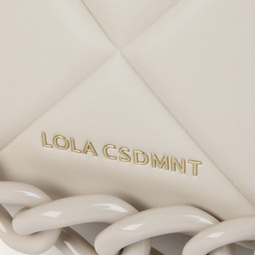 Padded Crossbody Ecru Bag