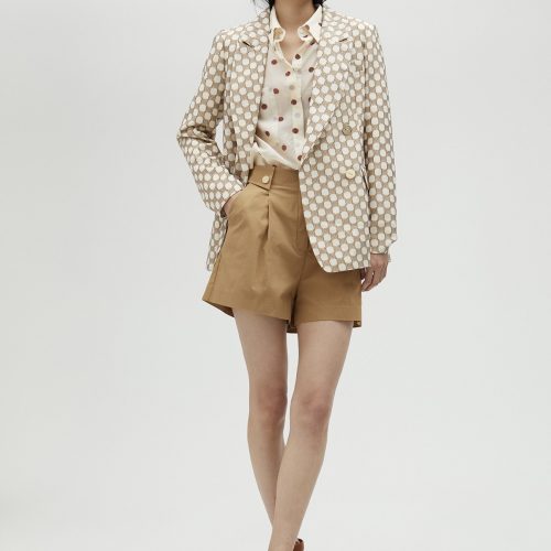 Camel Bermuda Shorts