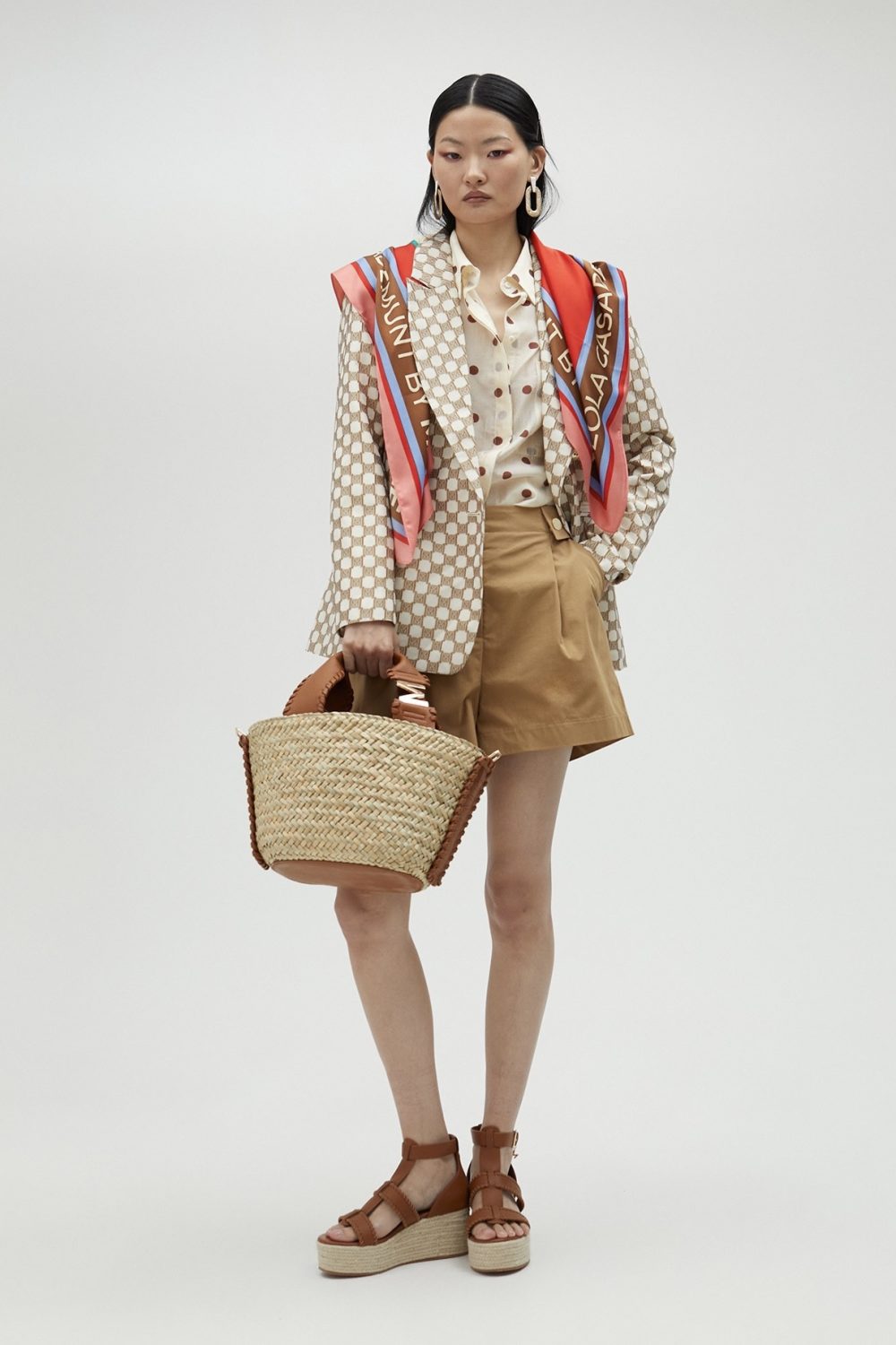 Camel Bermuda Shorts