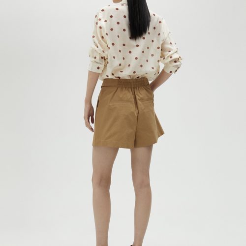 Camel Bermuda Shorts