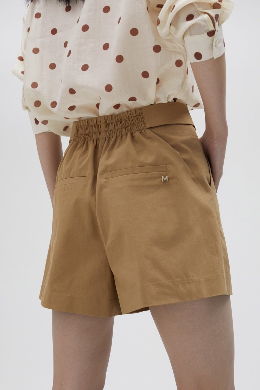 Camel Bermuda Shorts