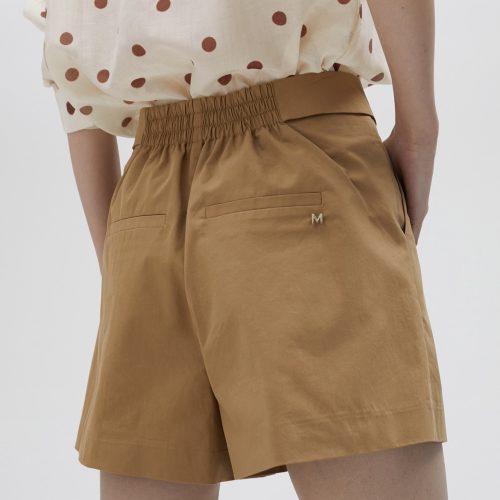Camel Bermuda Shorts