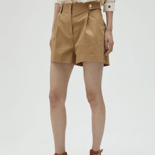 Camel Bermuda Shorts