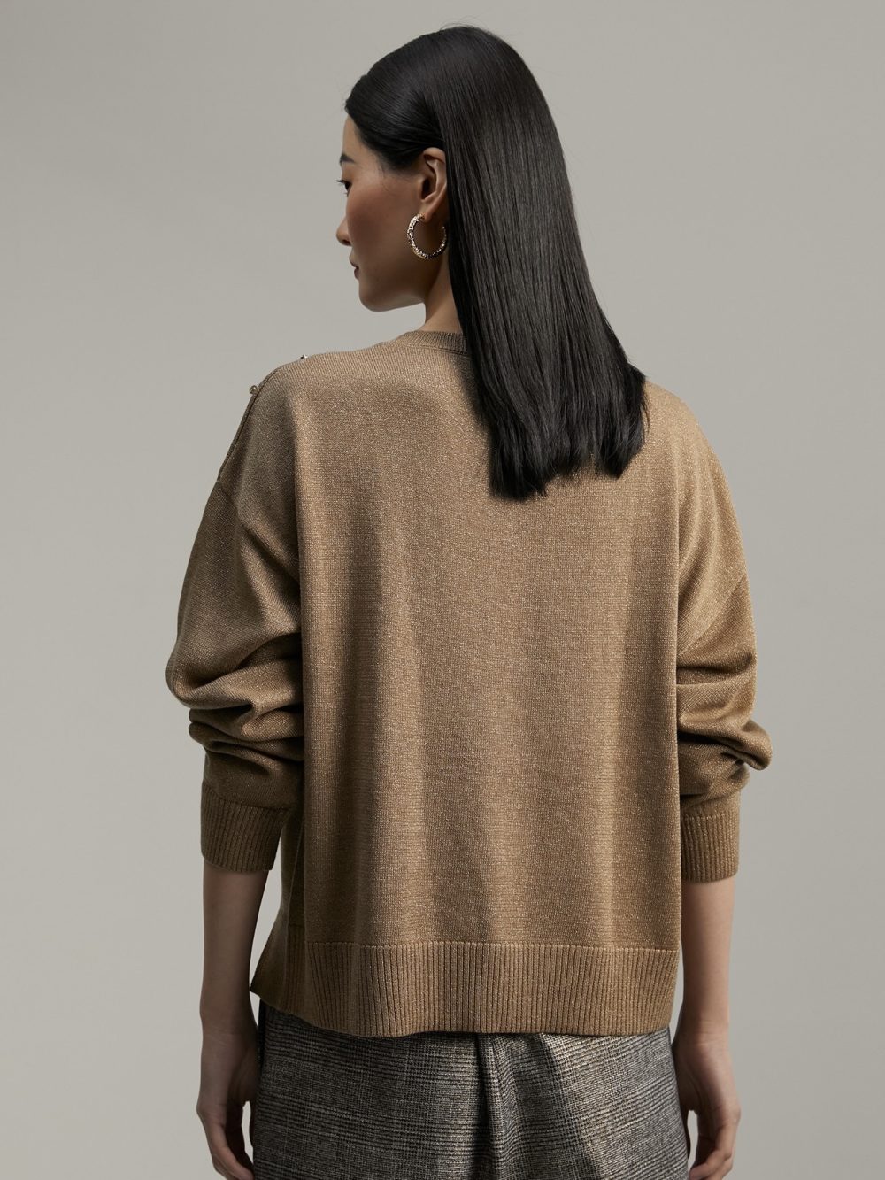 Sweater With Rhinestone Details