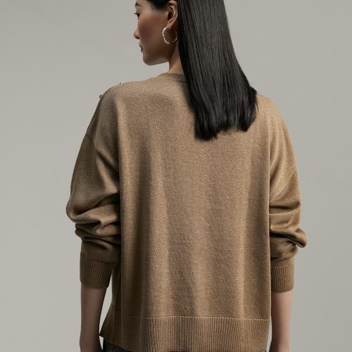 Sweater With Rhinestone Details