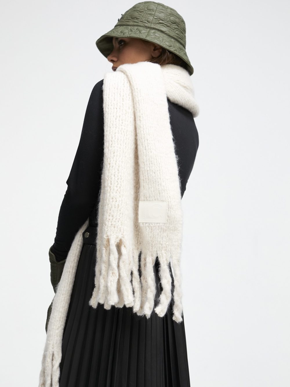Creme Scarf