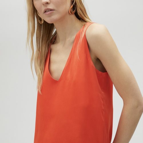 Basic Strappy Top Orange