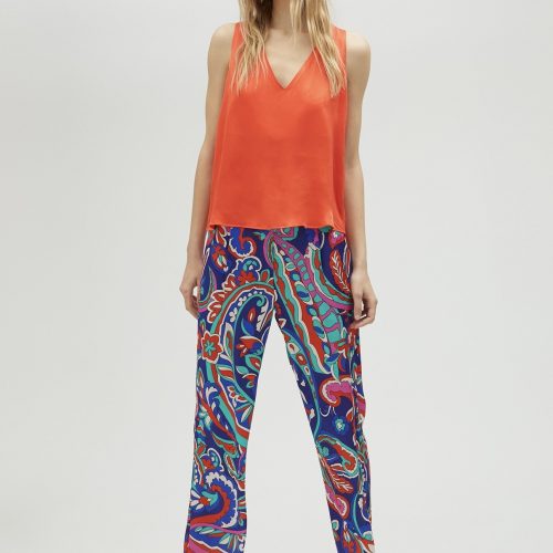 Basic Strappy Top Orange