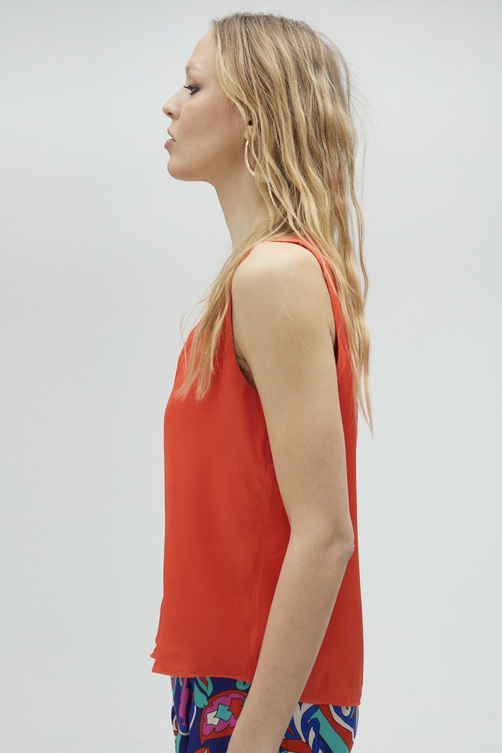 Basic Strappy Top Orange