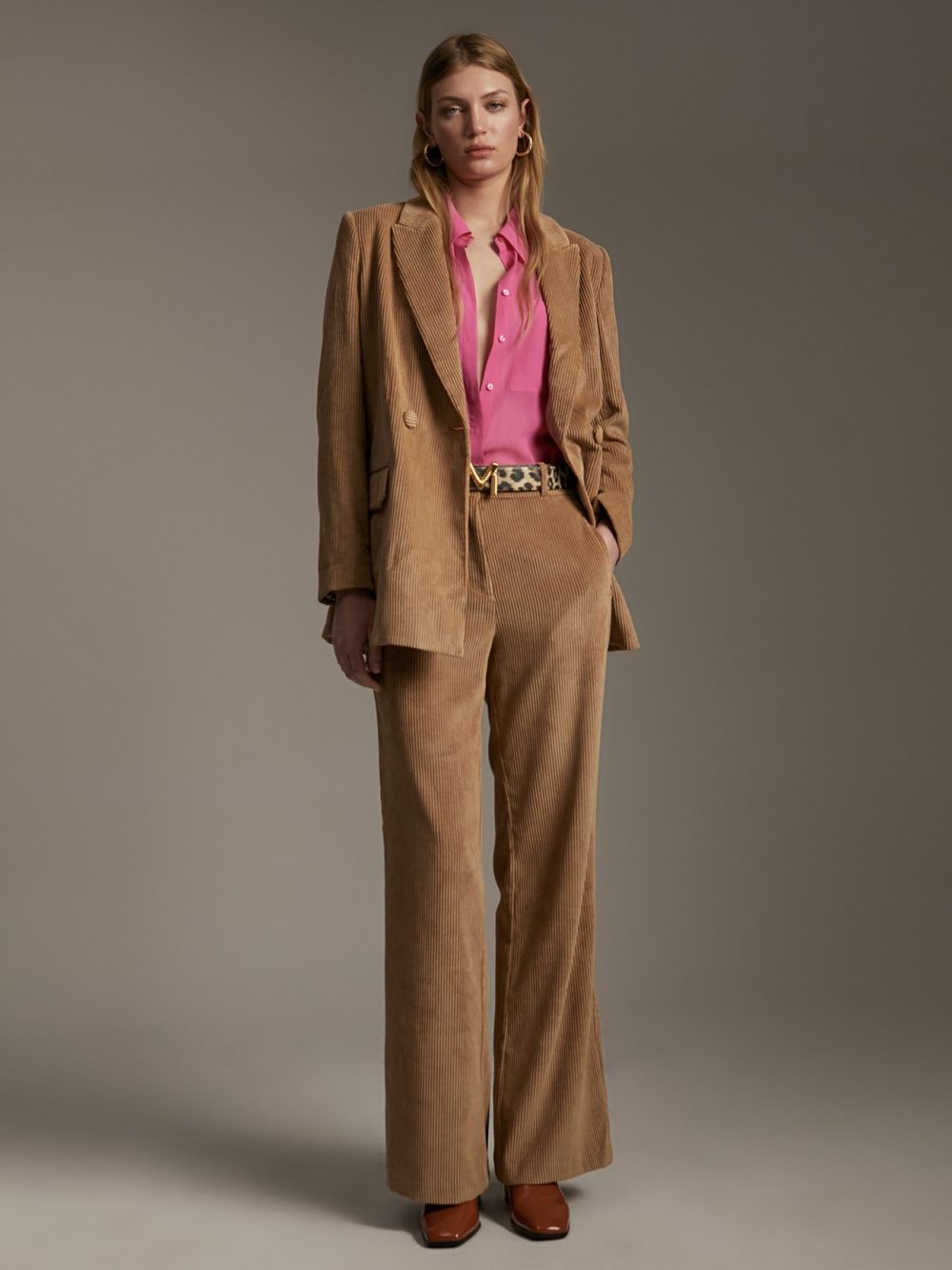 Oversized Corduroy Blazer