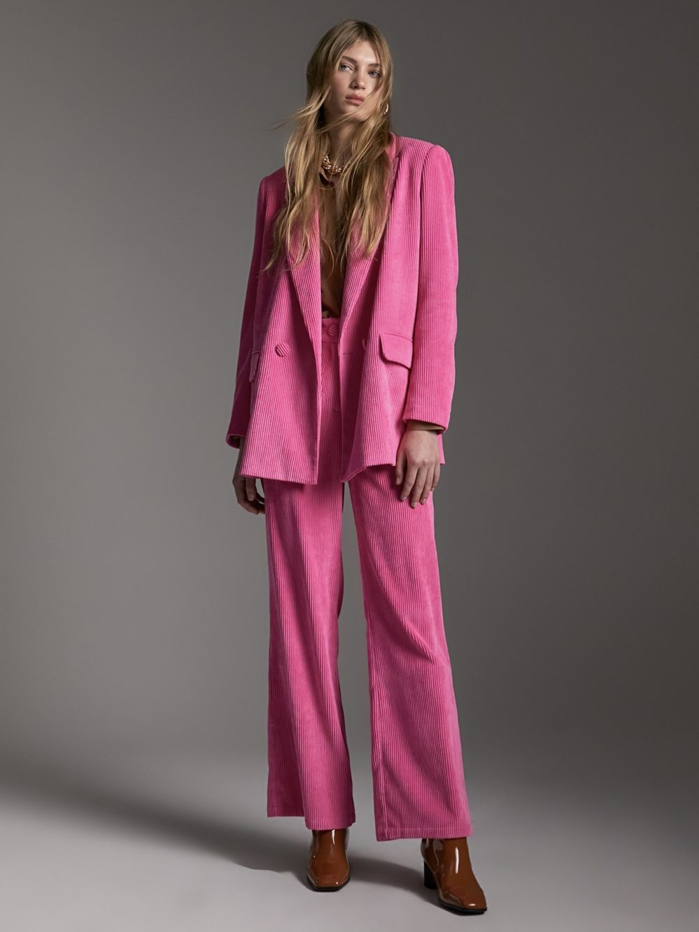 Wide Leg Corduroy Pants