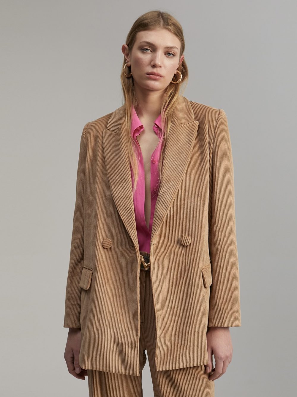 Oversized Corduroy Blazer