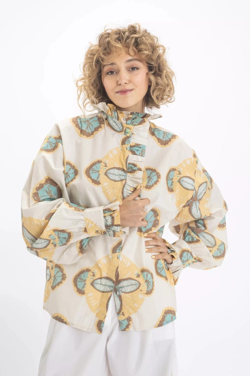 εικόνα-16 VISHNU PASTEL FLORAL PRINT SHIRT