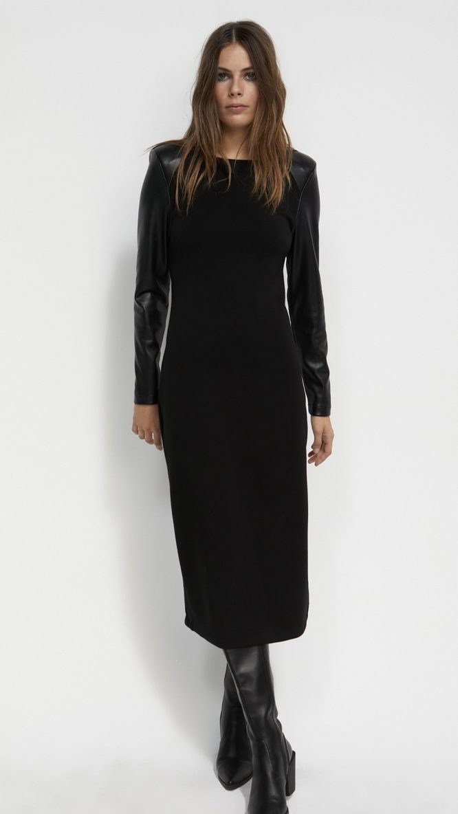 Midi Black Dress