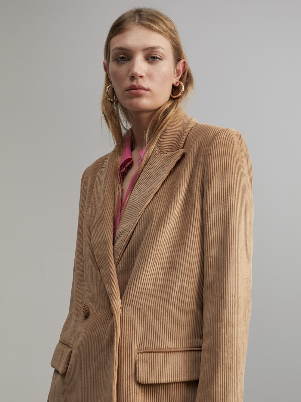 Oversized Corduroy Blazer
