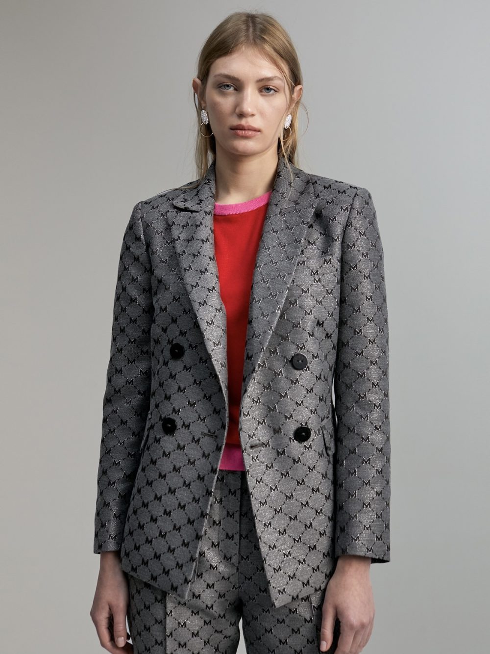 Jacquard Monogram Blazer