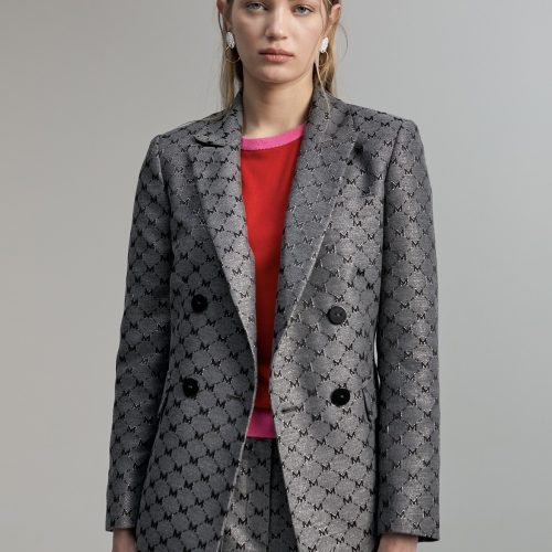 Jacquard Monogram Blazer