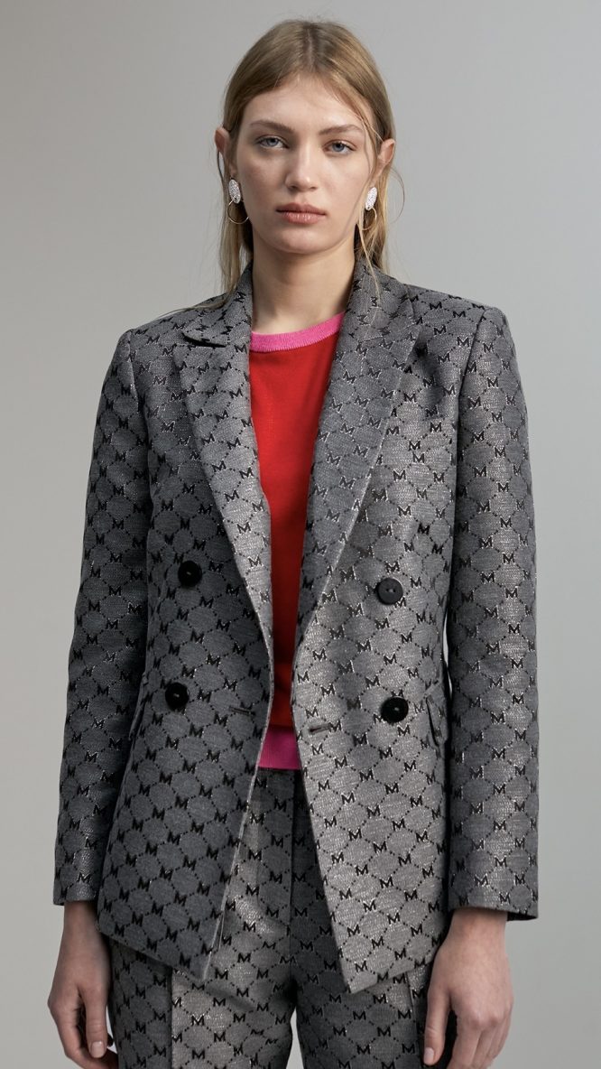 Jacquard Monogram Blazer